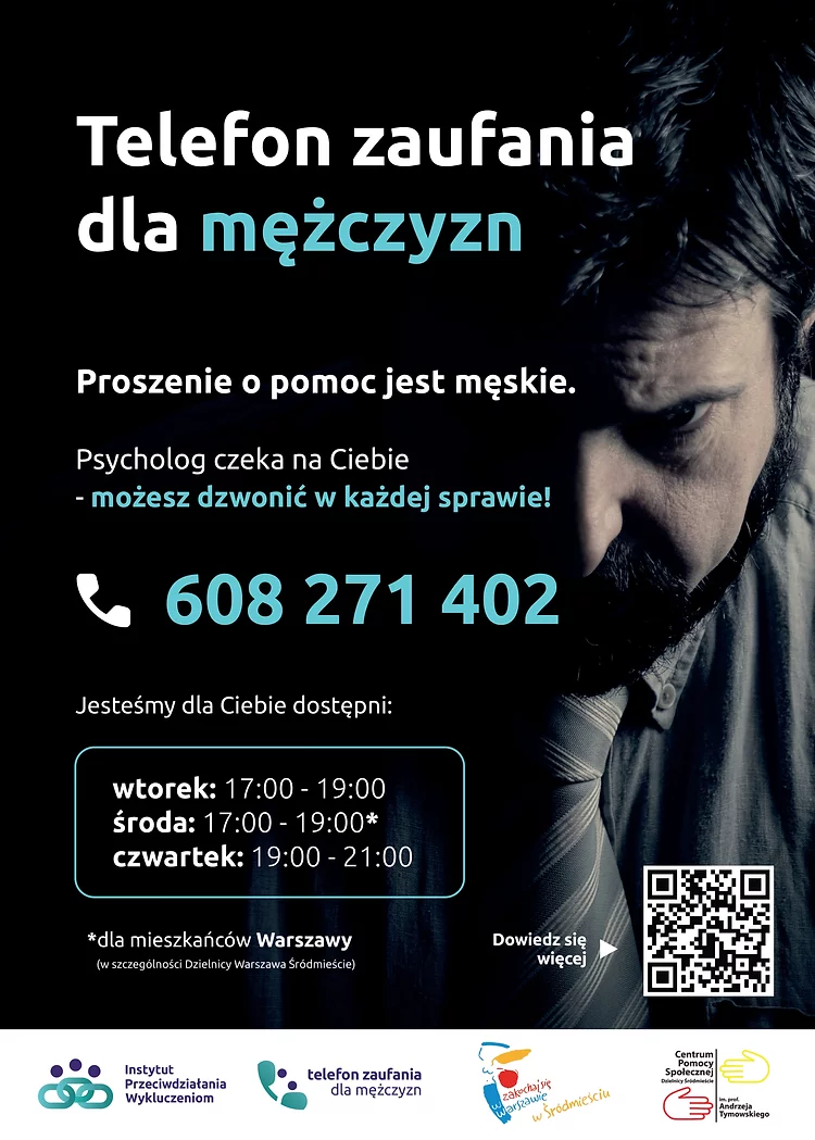 Telefon zaufania dla mężczyzn